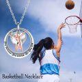 wholesale 925 Sterling Silver Ballet Dancer Sports Lover Gift - She Believed So She Did Pendant Necklace-0-5