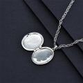 wholesale Sterling Silver Photo Locket Saint Pendant Necklace Religious Jewelry Gift-0-3