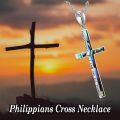 wholesale Cross Necklace 925 Sterling Silver Philippians 4:13 Cross Pendant I Can Do All The Things Inspirational Bible Verse Jewelry Gifts For Women -0-2
