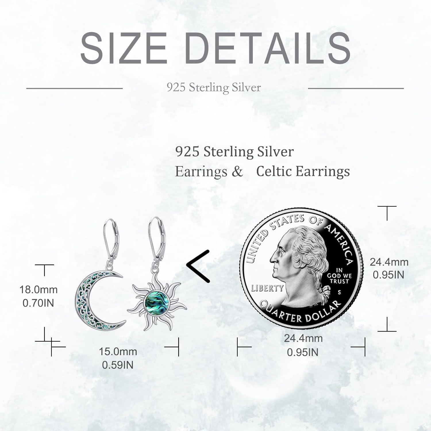 Sterling Silver Gold Starfish Ocean Earrings for Women-0-4