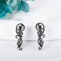 wholesale 925 Sterling Silver Scrollwork Ear Climber Earrings for Women-0-2