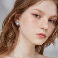 wholesale 925 Sterling Silver Blue Moonstone Dragon Stud Earrings for Women-0-1