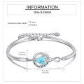 wholesale 925 Sterling Silver One Day At A Time Bracelet-0-3