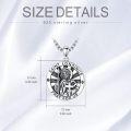 wholesale 925 Sterling Silver St Longinus Pray for Us Cross Medal Necklace -0-1