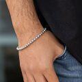 wholesale 925 Sterling Silver Box Chain Bracelet - 7 Length with Lobster Claw Closure for Men & Women s-0-1