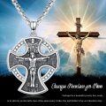 wholesale 925 Sterling Silver Crucifix Pendant Cross Necklace Catholic s for Men Women Boys Girls-0-5