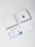 TOUPOP Sterling Silver Black Pearl Tree Of Life Leaf Pendant Necklace-0-5