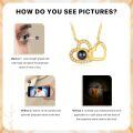 TOUPOP Stainless Steel Crystal Custom Photo Projection Necklace-0-3