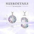 wholesale 925 Sterling Silver Amethyst Crystal Tree of Life Pendant Necklaces for Sisters and Brothers Gifts-0-4