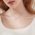 wholesale 925 Sterling Silver 2023 Class of Graduation Cap & Heart Pendant Necklace for Women-0-1