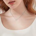 wholesale 925 Sterling Silver 2023 Class of Graduation Cap & Heart Pendant Necklace for Women-0-1
