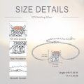 wholesale 925 Sterling Silver Floral Highland Cow Charm Bracelet for Women-0-4