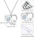 wholesale 925 Sterling Silver Heart Anchor & Ship Wheel Pendant Necklace - Nautical s for Women-0-2