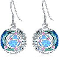 wholesale TOUPOP Christmas Gifts For Women Zodiac Earrings Constellation Libra Earrings For Women Astrology Horoscope Jewelry Zodiac Sign Birthday Gifts For Women -undefined