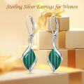 wholesale 925 Sterling Silver Tiger Eye Twist Drop Dangle Earrings for Women-0-9