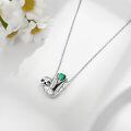 wholesale 925 Sterling Silver Sloth Pendant Necklace Wholesale Hanging On Chain-0-12