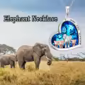 TOUPOP 925 Sterling Silver Crystal Heart Elephant Necklace Pendant-0-5