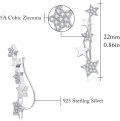wholesale 925 Sterling Silver CZ Star Climbing Ear Cuffs-0-1