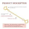 wholesale 10k Gold Extension Chain With Lobster Clasps For Jewelry Making-0-19