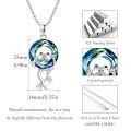 wholesale 925 Sterling Silver Blue Frog Hanging Necklace Wholesale Pendant-0-2