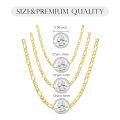 wholesale 925 Sterling Silver Oval Link Chain Necklace-0-6