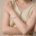 wholesale 925 Sterling Silver Thistle Inlay Bracelet-0-6
