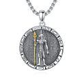 wholesale 925 Sterling Silver Egyptian Anubis Pendant Necklaces for Men & Women-0-0