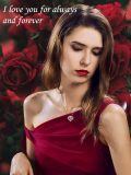 wholesale 925 Sterling Silver Rose Pendant Necklace A Z Initial Letter Heart Jewelry for Women Valentine Mother s Day Birthday Gifts for Her-0-2