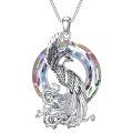wholesale 925 Sterling Silver Phoenix Pendant Necklace-0-0