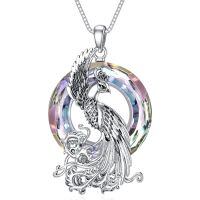 wholesale 925 Sterling Silver Phoenix Pendant Necklace-one phoenix
