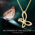 wholesale 925 Sterling Silver Butterfly Necklace with Cubic Zirconia - Symbol of Transformation & Love - 25x21mm Pendant, 45cm Chain - Gift for Her-0-3