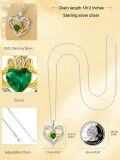 wholesale 925 Sterling Silver & Cubic Zirconia Claddagh Heart Pendant Necklace for Women-0-3