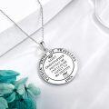 wholesale 925 Sterling Silver St Christopher Protect Us Compass Pendant Necklace for Men Women-0-2