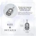 wholesale 925 Sterling Silver Cancer Zodiac Pendant Necklace for Women-0-4