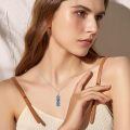 wholesale 925 Sterling Silver Messianic Star Of David Menorah Abalone Shell Pendant Necklace-0-3