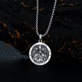 wholesale 925 Sterling Silver Saint Jude Protect Us Pendant Necklace 24 Chain-0-2