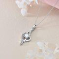 wholesale TOUPOP Mothers Day Gifts For Mom Sterling Silver Heart Necklace Pendant Forever Love Heart Pendant Anniversary Birthday Mother's Day Jewelry Gifts For Mom Grandma Wife From Daughter -0-3