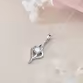 TOUPOP Sterling Silver Heart Pendant Mother's Day Gifts For Mom-0-3