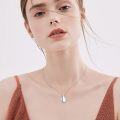 wholesale 925 Sterling Silver Tear Drop Hourglass Cremation Jewelry Keepsake Urn Necklace with Funnel and Fill Tool-0-2