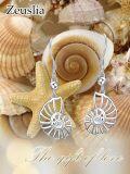 wholesale 925 Sterling Silver Shell Drop Earrings - Summer Beach s for Her-0-5