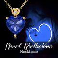 wholesale 14K Gold 3Ct Heart Cut Created Birthstone Love Heart Necklace for Women-0-6