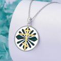 wholesale 925 Sterling Silver Malachite Cross Pendant Necklace for Women Gifts-0-2