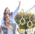 wholesale 10K Gold Celtic Knot Teardrop Leverback Dangle Earrings - Irish for Her-0-6