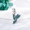 wholesale 925 Sterling Silver Hummingbird Charm for Bracelet Mother's Day Jewelry for Women-0-1
