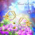 wholesale 925 Sterling Silver Hexagon Bee Stud Earrings Honeycomb  for Her-0-5