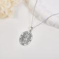 wholesale 925 Sterling Silver Religious St Joseph Medal Necklace Protection Gift for Men & Women-0-3