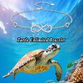 wholesale Animal Infinity Bracelet For Women 925 Sterling Silver Butterfly/dragonfly/dolphin/sea Turtle Bracelet Adjustable Infinity Jewelry Christmas Gifts For Women -0-5