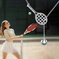 wholesale 925 Sterling Silver Tennis Racket & Ball Lariat Necklace for Women Gift-0-5