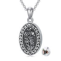 wholesale 925 Sterling Silver Oval Locket Bracelet Wholesale With Floral Engraving And Chain Clasp-10-October-marigold-p-10-October-marigold-2.text customized-1.no custom-10-October-marigold-text-3.photo&text customized
