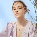 wholesale 925 Sterling Silver Tree Of Life Turquoise Teardrop Pendant Necklace For Women-0-8